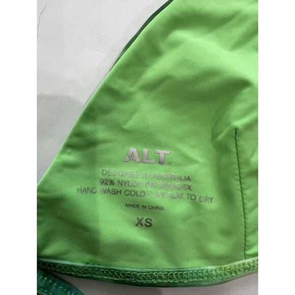 NWOT ALT Bikini Top in Green Print - Picture 3 of 3